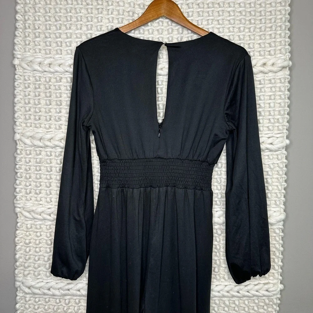 Anthropologie Hutch Wide Leg V Neck Jumpsuit
